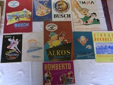 14 Programmhefte Zirkus Busch