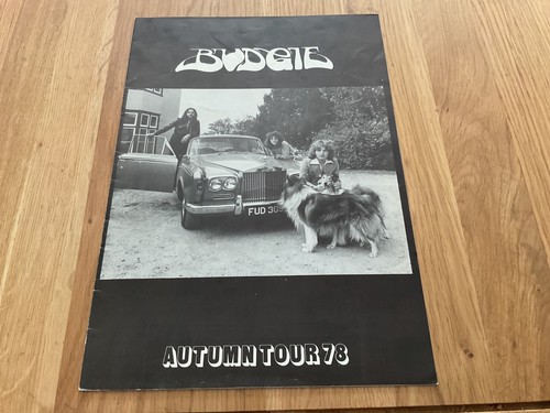 Budgie autumn tour programme - -,