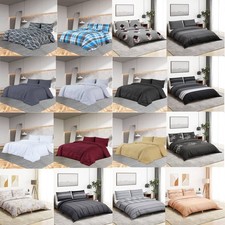 Bettwäsche Set 100% Baumwolle 135x200 | 140x200 | 155x220 | 200x200 | 225x220 