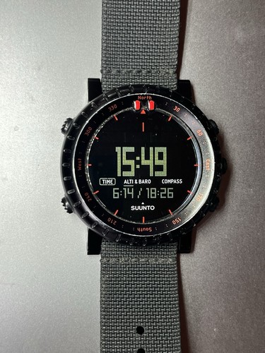 Suunto core black red digital - black,