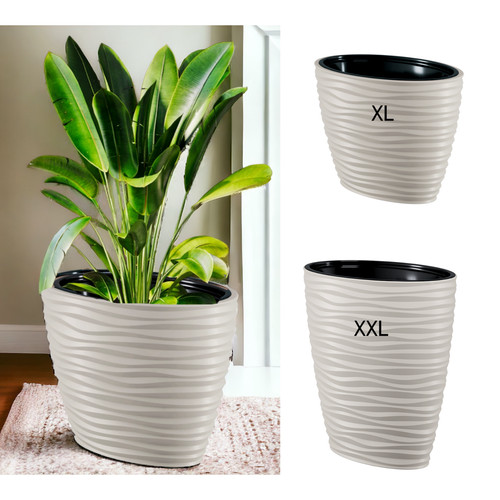 Blumenkübel slim welle - blumenkübel,