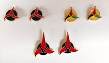 STAR TREK KLINGONISCHE PINS, KIT 4 KLEINE + 2 GROSSE