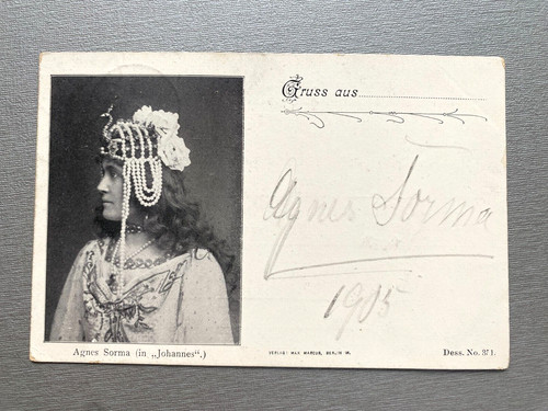 Ragnes sorma vintage - sorma, (†1927)