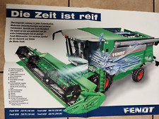 Poster Fendt Mähdrescher Traktor tractor prospekt brochure 33