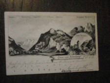 Gruß vom Petersberg Bayern alte Ak Probstei, Falkenstein, gel. 1903