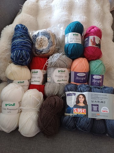 Wolle paket konvolut bunte - paket,