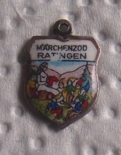 Bettelarmband Wappen Anhänger - Märchenzoo Ratingen  - 800 Silber (Reu)
