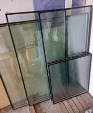 #305E- 1 Stück Isolierglasscheiben  111,5 x 27 x 2,4  cm  Zweifach Verglasung