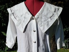 Hochwertige Trachtenbluse mit