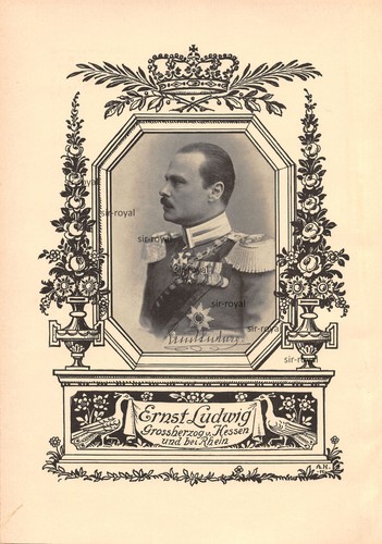 Großherzog ernst ludwig von - großherzog,