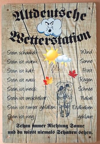 Altdeutsche wetterstation - altdeutsche,