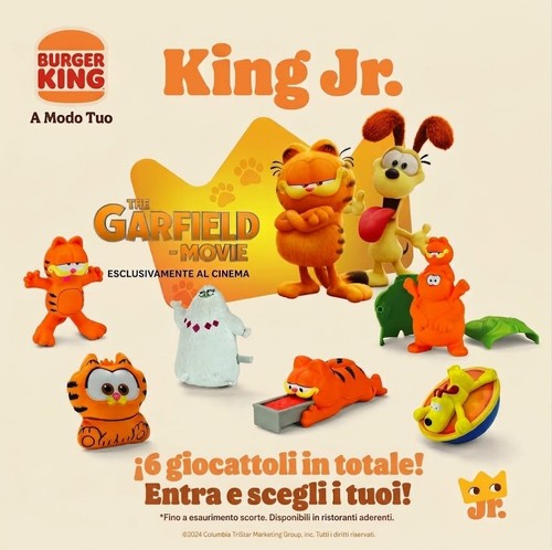The garfield movie burger king - movie,