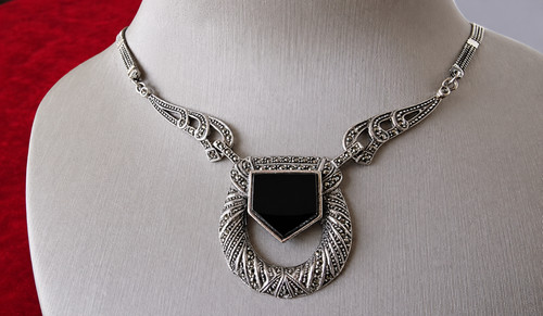 Vintage collier kette art - vintage, deco