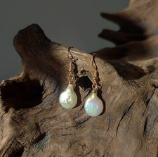 Barock Perlen Ohrringe 925