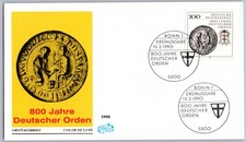 Bund FDC Bonn 1990 800 Jahre