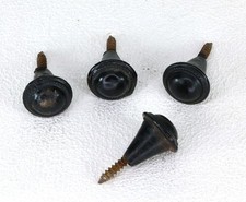 GRAMMOPHON ZUBEHÖR 4x  Türgriff als Schraube -alt- für Schrankgrammophon   T073