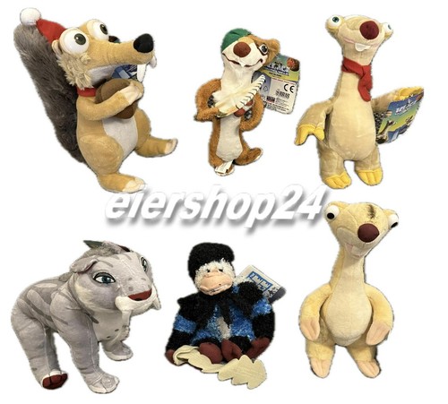 6er set plüschtiere ice - plüschtiere,