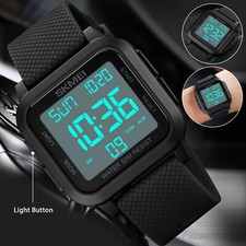 Männer digital Armee Militärsport Uhr Quarz Chrono Wasserdichte LED-Armbanduhr