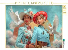 CALVENDO Puzzle Dandy und Retro Vintage | 1000 Teile Lege-Größe 64x48cm Foto-Puz