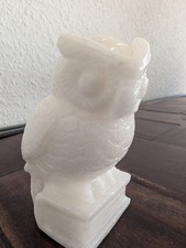 Eule Figur Stein Alabaster