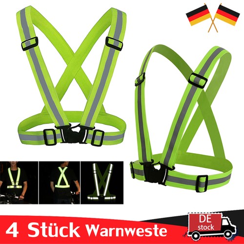 Reflektierende warnweste - 4x,