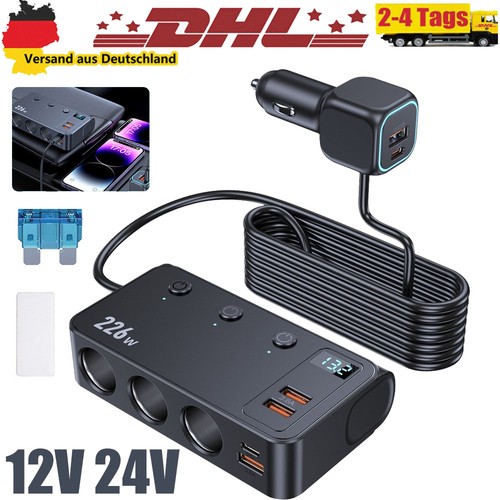 12v 24v lkw auto - 24v, kfz-adapter