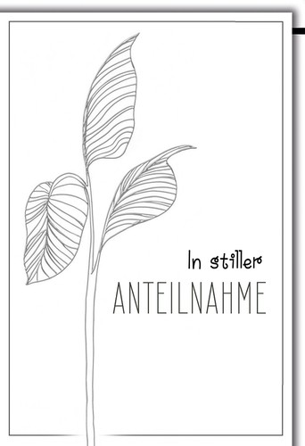 Trauer stiller anteilnahme - trauer,