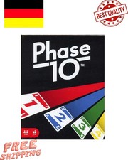 Mattel Games Phase 10 Card Game Board Game Family Game 2-6 Players