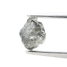 Uncut Diamant 0.74tcw Grau Schwarz Mix Funkelnde Natur Irregular Form für Jewel