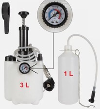 BREMSEN ENTLÜFTUNGSGERÄT DRUCKLUFT ENTLÜFTEN BREMSFLÜSSIGKEIT WECHSEL GERÄT 3L