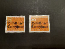 Briefmarke Deutsche Bundespost Heidelberger Katechismus 1963 gestempelt/ungestem