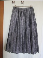 Plissee Rock Glitzer vintage