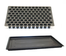 Anzuchtplatte Topfplatte 103 Töpfe Multitopf Multitopfpalette Untersetzer Rund