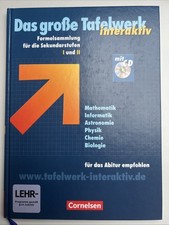 Das große Tafelwerk interaktiv mit CD „Cornelsen“ (Formelsammlung Mathematik…)