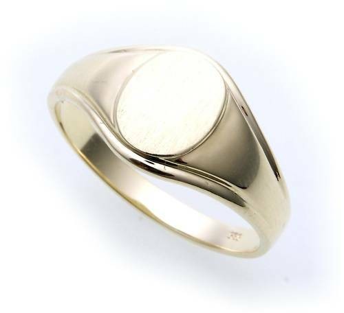 Herren ring echt gold - gold, 333