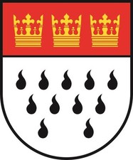Aufkleber Köln Wappen