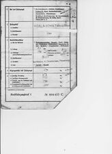 TEMPO A 400 1940 Bestatter Kfz-Brief Oldtimer Pappbrief RARITÄT