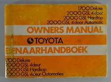 Owner manual toyota - manual,
