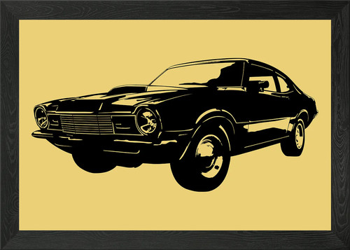 Vintage muscle car - vintage, 30
