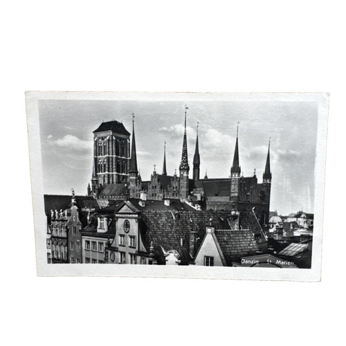 Ansichtskarte postkarte danzig - ansichtskarte,