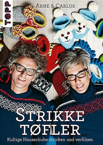 Strikketøfler kultige - strikketøfler.,