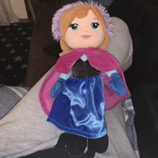 Nicotoy Disney Frozen - Anna - Die Eiskönigin - Plüsch Figur - Blau Lila - 32 cm