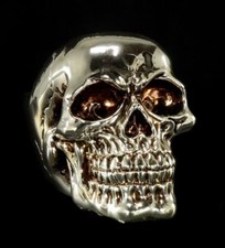 Totenkopf Figur - Silberfarben
