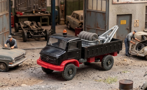 Wiking unimog werkstattwagen - s,