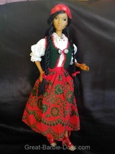 Große XXL Barbie SuperSize Disney Pocahontas Mattel 1995 in Folklore-Fashion