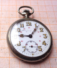 Antike metall taschenuhr - antike,