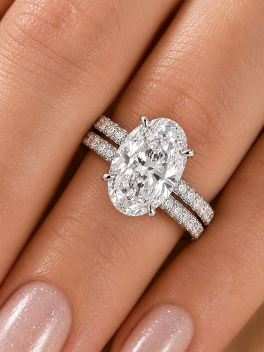 Diamant verlobungsring band - diamant,