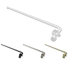 Schwenkbare Gardinenstangen Schwenkstangen Schwenkarme ausziehbar 60-100 cm