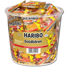 (10,17€/1kg) Haribo Goldbären Minibeutel, Fruchtgummi, 100 Beutel