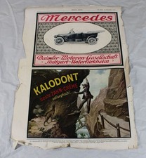 B10/ Reklame auf Papier von